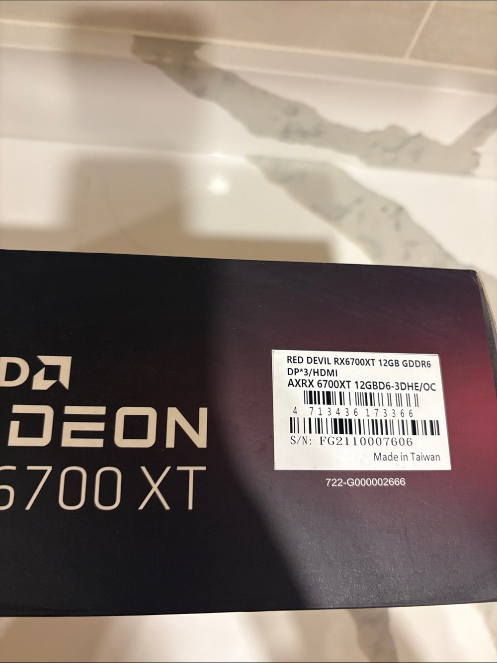PowerColor AMD Radeon RX 6700 XT Graphics Card - Red & Black - Picture 2 of 4